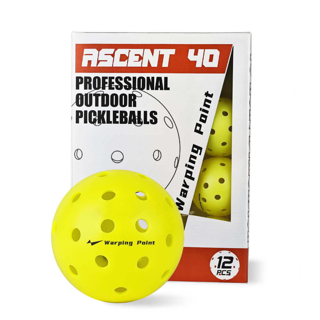 Ascent Outdoor Tournament Pickleballs