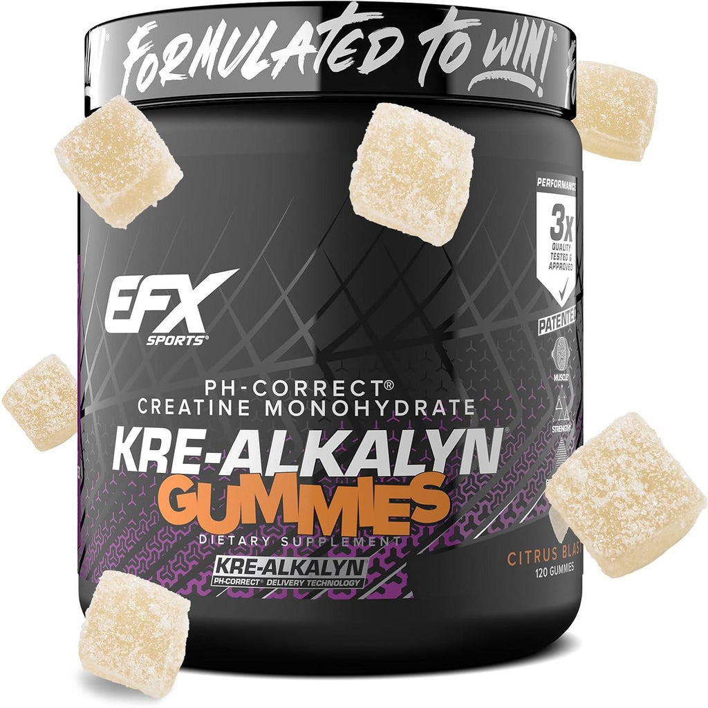 EFX Kre-Alkalyn Gummies - Citrus Blast