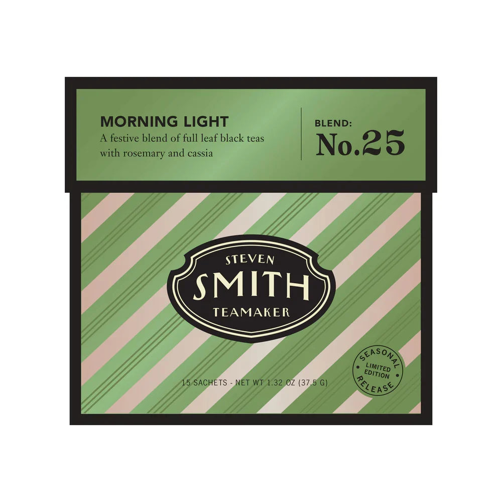 SMITH TEAMAKER - MORNING LIGHT BLACK TEA BLEND NO. 25 (15 TEA BAGS, 1.32 OZ)