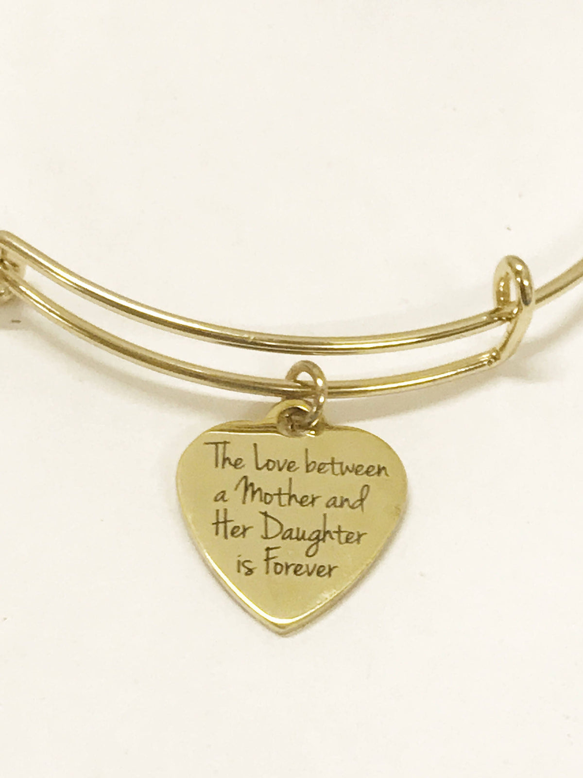 Mother Daughter Bracelet, The Love Between A Mother And Her Daughter Is Forever Bracelet, Gift For Mom, Gift For Daughter, Daughter Gift