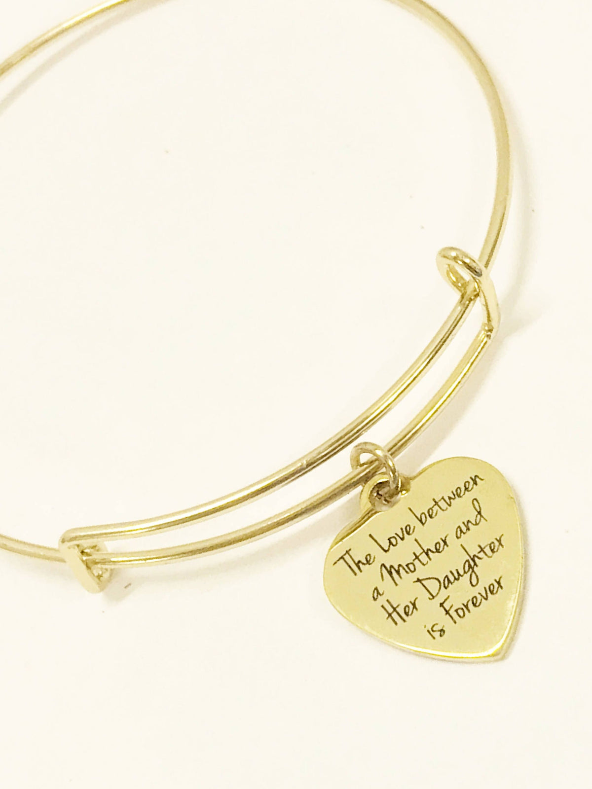 Mother Daughter Bracelet, The Love Between A Mother And Her Daughter Is Forever Bracelet, Gift For Mom, Gift For Daughter, Daughter Gift
