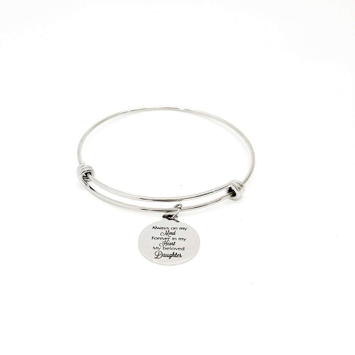 Daughter Memorial, Always On My Mind, Forever In My Heart, My Beloved Daughter Bracelet, Remembering Daughter, Daughter Love, Daughter Loss
