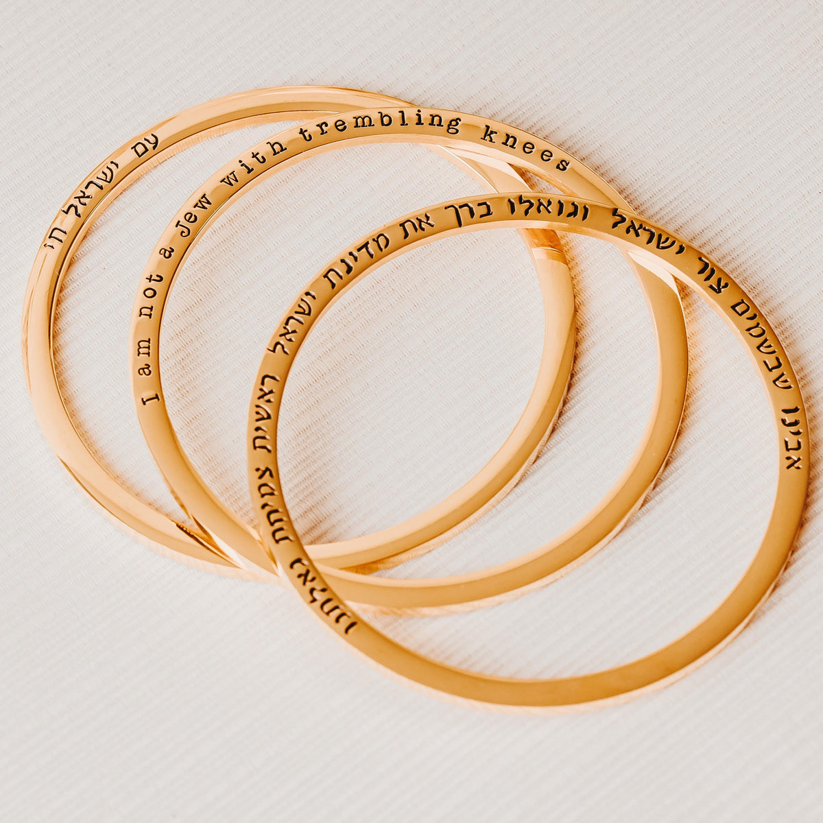 Jewish Joy is an Act of Resistance Discreet Bangle Bracelet