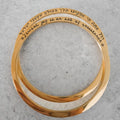 Jewish Joy is an Act of Resistance Discreet Bangle Bracelet