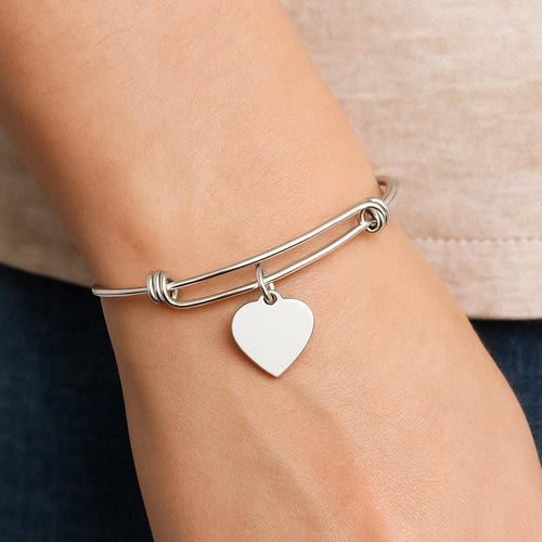Best Friends Forever Stainless Steel Heart Charm Bracelet Adjustable Bangle Friendship Jewelry Gift For Her Matching Bracelets